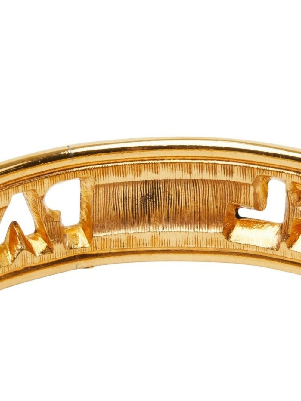 Chanel Logo Bangle Gold Plated 1- Bracelet - Picture 5 of 6